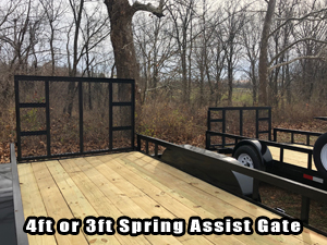 4ft or 3ft Spring Assist Gate